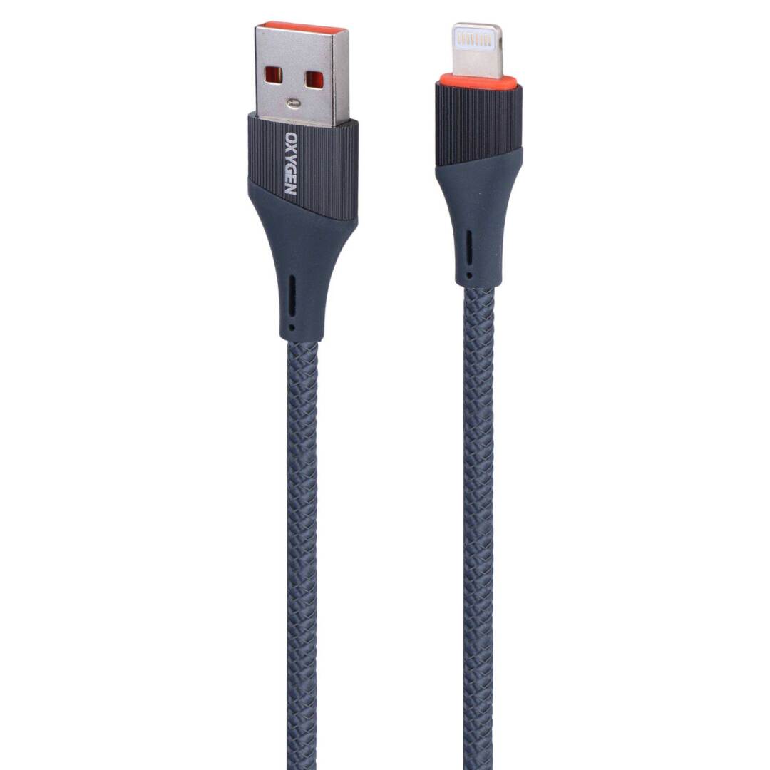 کابل آیفونی فست شارژ Oxygen LX-15 30W 1m
