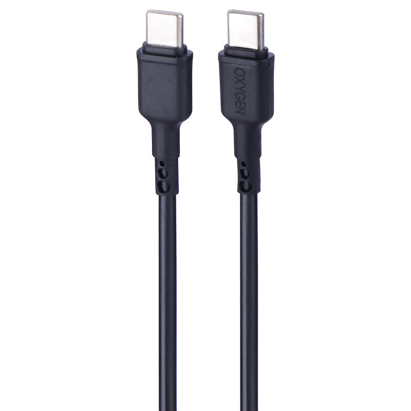 شارژر دیواری 30 وات اکسیژن CH-9 QC3.0 PD 3A + کابل تایپ سی