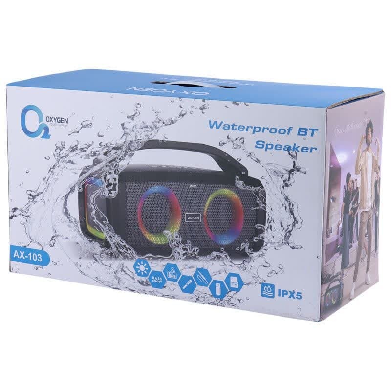 اسپیکر بلوتوثی اکسیژن AX-103 + میکروفون