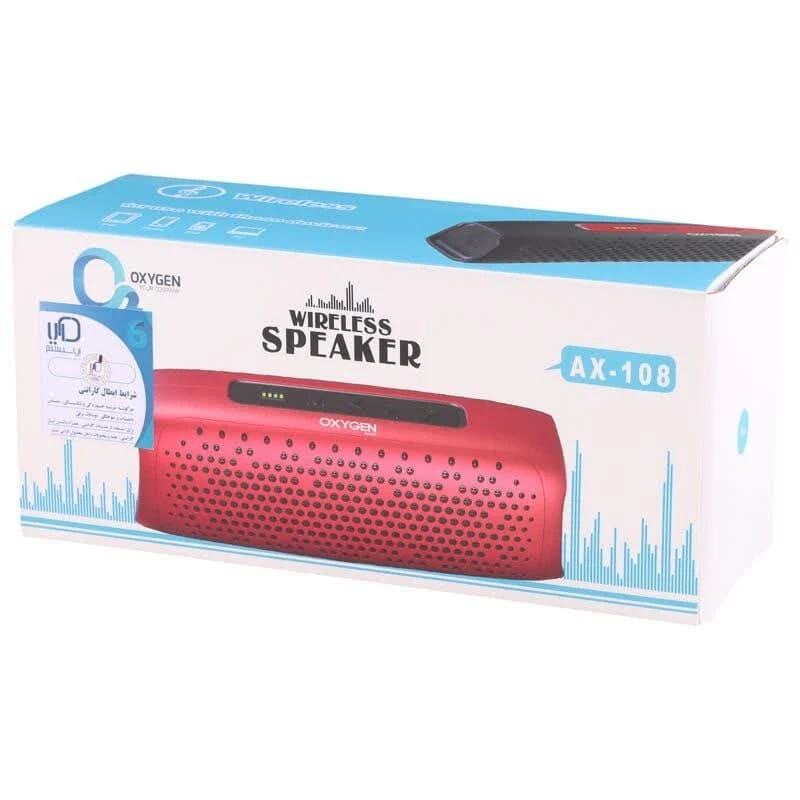 اسپیکر بلوتوثی اکسیژن AX-108