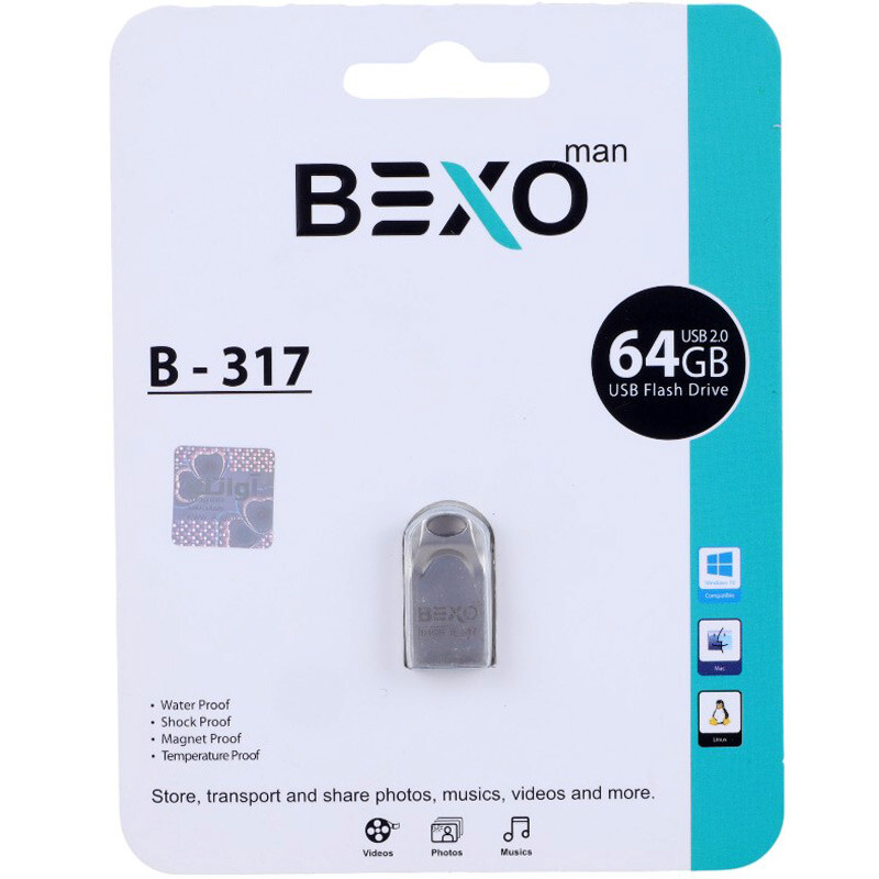 فلش 64 گیگ بکسومن Bexoman B-317