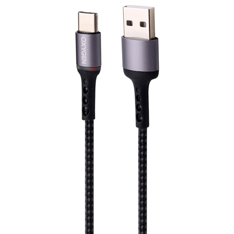 کابل تایپ سی فست شارژ Oxygen LX-21 3A 1.2m