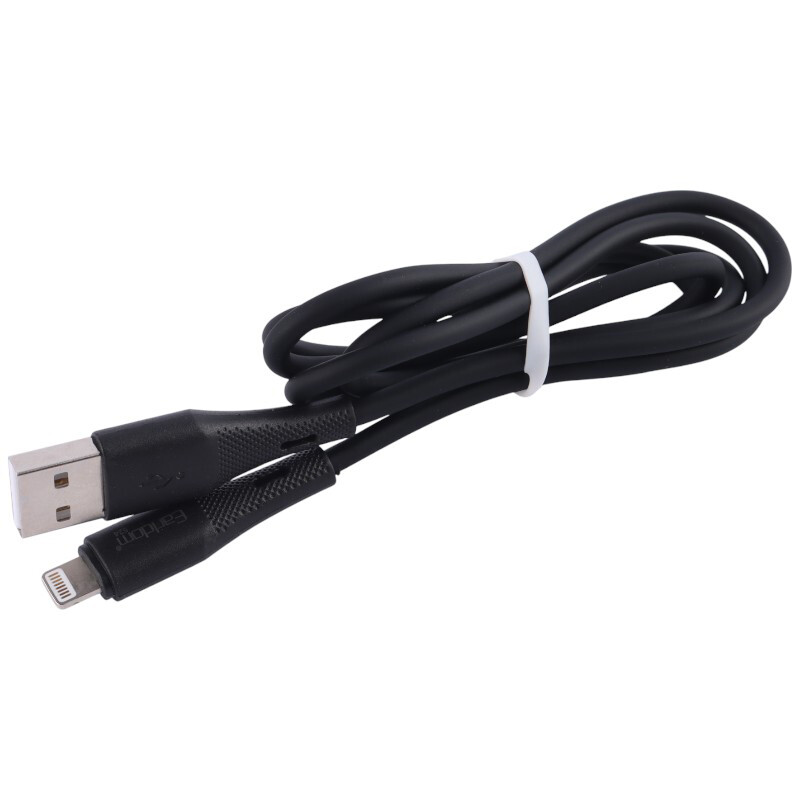 کابل آیفونی فست شارژ Earldom EC-185L 2.4A 1m