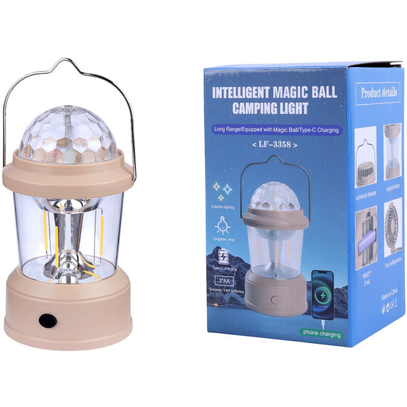 چراغ فانوسی رقص نور دار LF-3358
