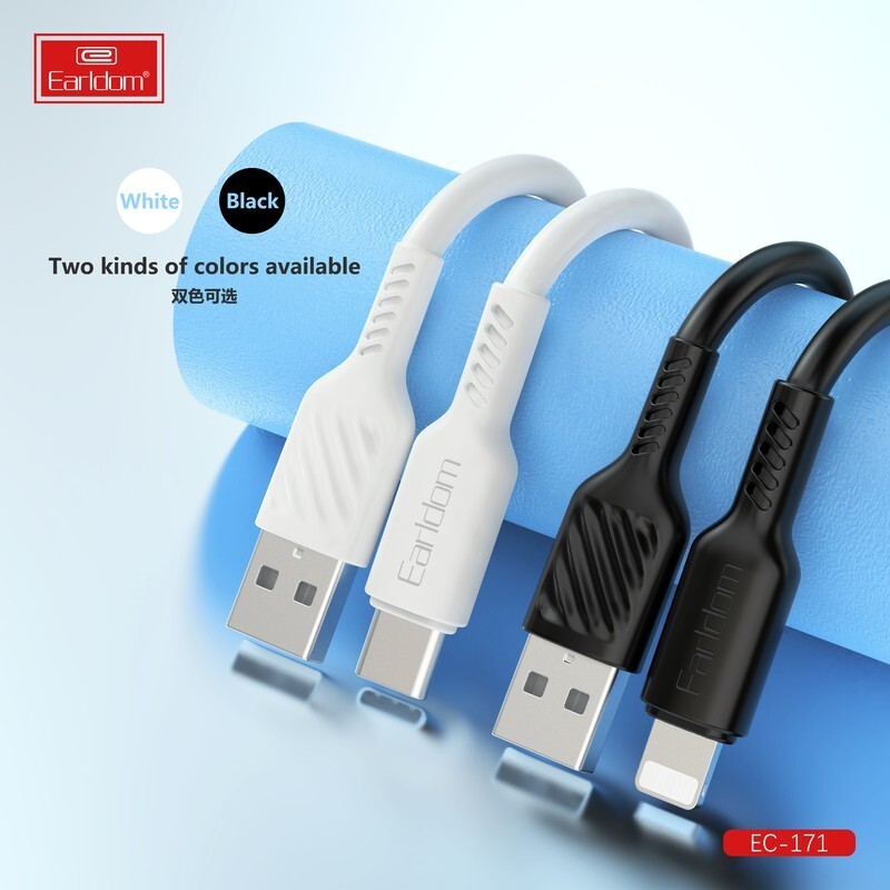 کابل تایپ سی فست شارژ Earldom EC-171C 2.4A 1m