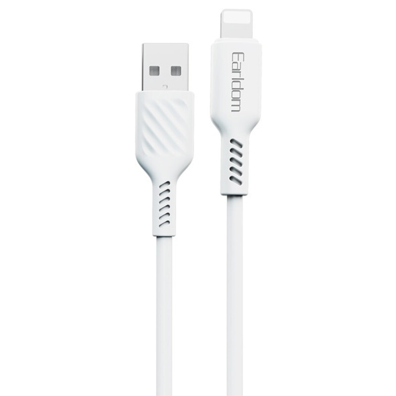 کابل آیفونی فست شارژ Earldom EC-171i 2.4A 1m