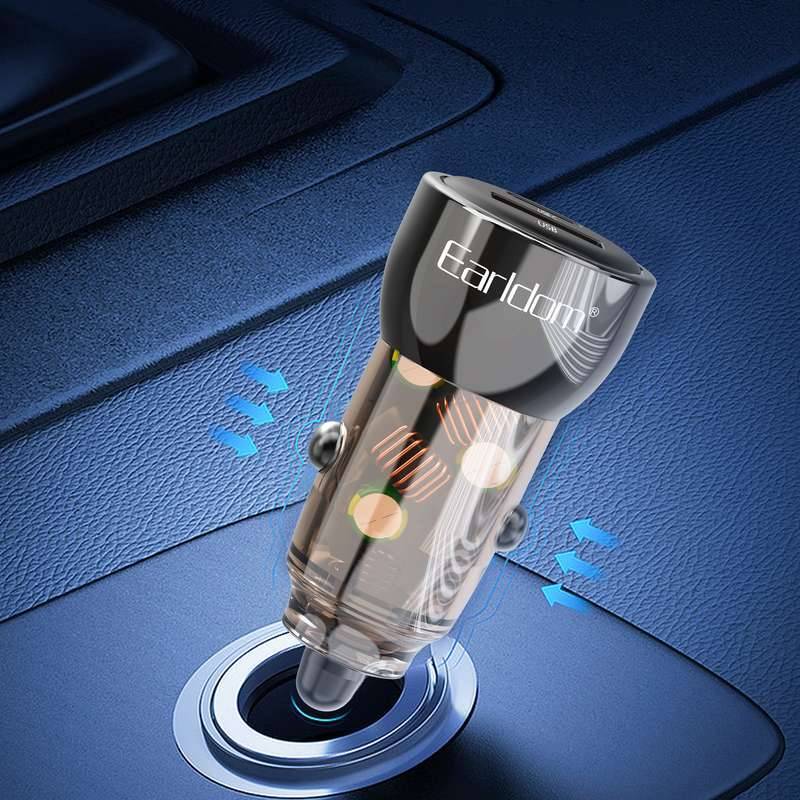 شارژر فندکی فست شارژ Earldom ES-CC31 3A QC 30W