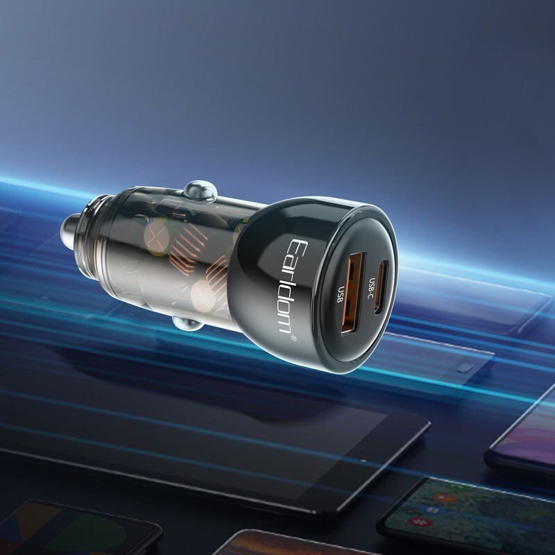 شارژر فندکی فست شارژ Earldom ES-CC31 3A QC 30W