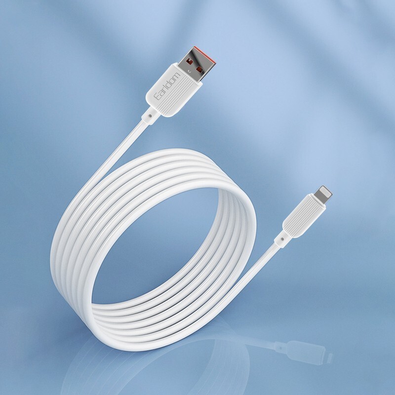 کابل آیفونی فست شارژ Earldom EC-183L 2.4A 1m