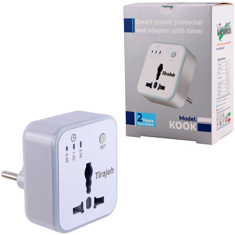 تبدیل برق 3 به 2 تایمردار تیراژه Kook