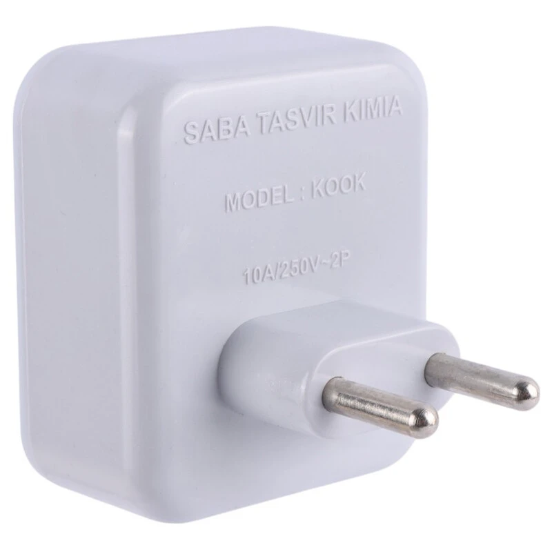 تبدیل برق 3 به 2 تایمردار تیراژه Kook