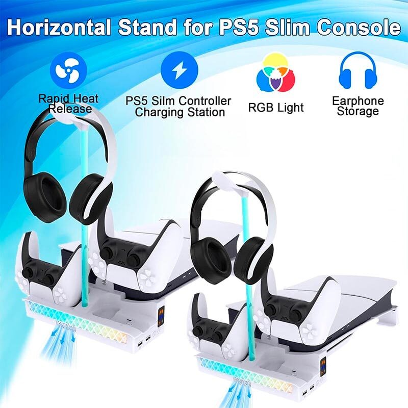 خنک کننده و شارژر دسته Pgtech GP-533 PS5 Slim