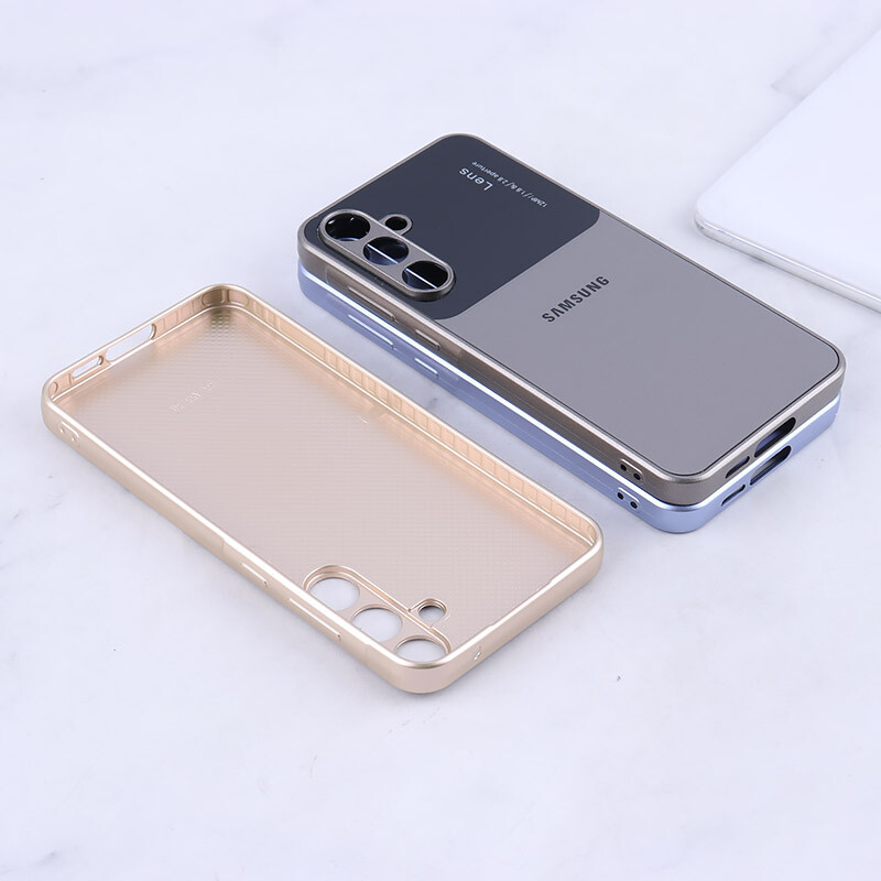 قاب PVD Lens Aperture سامسونگ Galaxy A55 محافظ لنزدار برجسته