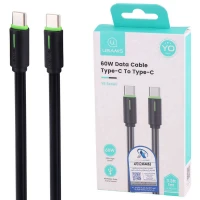 کابل تبدیل فست شارژ Usams SJ734 Type-C To Type-C 60W 1m