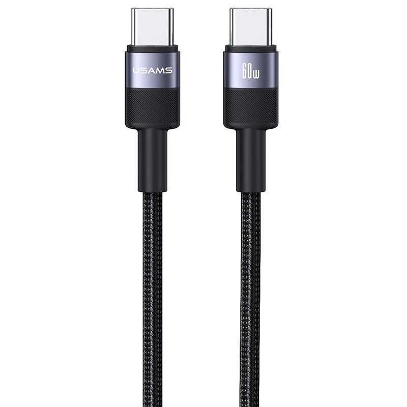 کابل تبدیل فست شارژ Usams SJ724 Type-C to Type-C 60W 1.2m