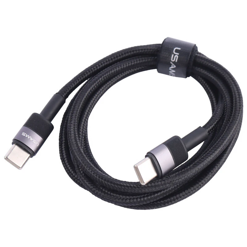کابل تبدیل فست شارژ Usams SJ724 Type-C to Type-C 60W 1.2m