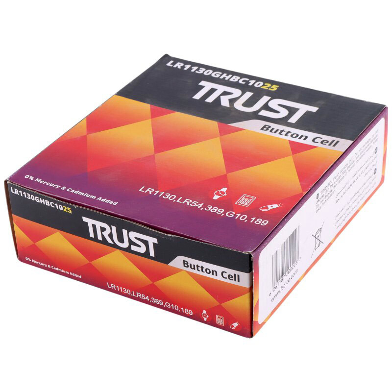 باتری سکه ای Trust AG10 بسته 10 عددی