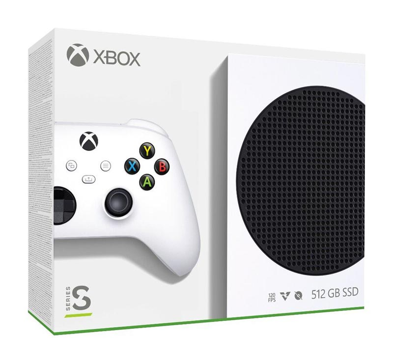 جعبه خالی کنسول XBOX Series S رویی و تویی