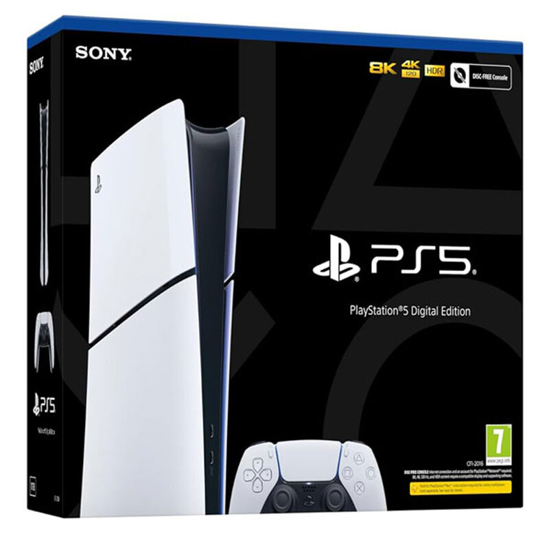 جعبه خالی کنسول PS5 SLIM Digital رویی