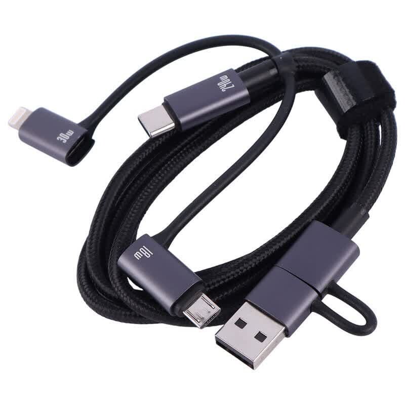 کابل تبدیل فست شارژ Usams SJ737 PD3.1 240W 1.2m