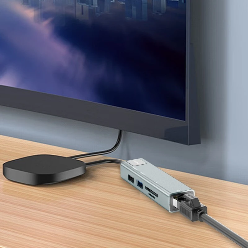 هاب 5 پورت Type-C /USB ارلدام ET-HUB24