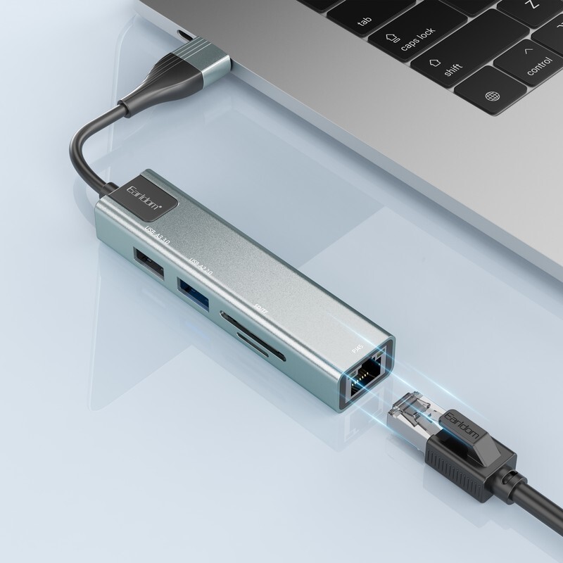 هاب 5 پورت Type-C /USB ارلدام ET-HUB24