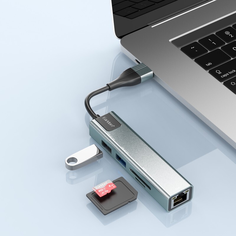 هاب 5 پورت Type-C /USB ارلدام ET-HUB24
