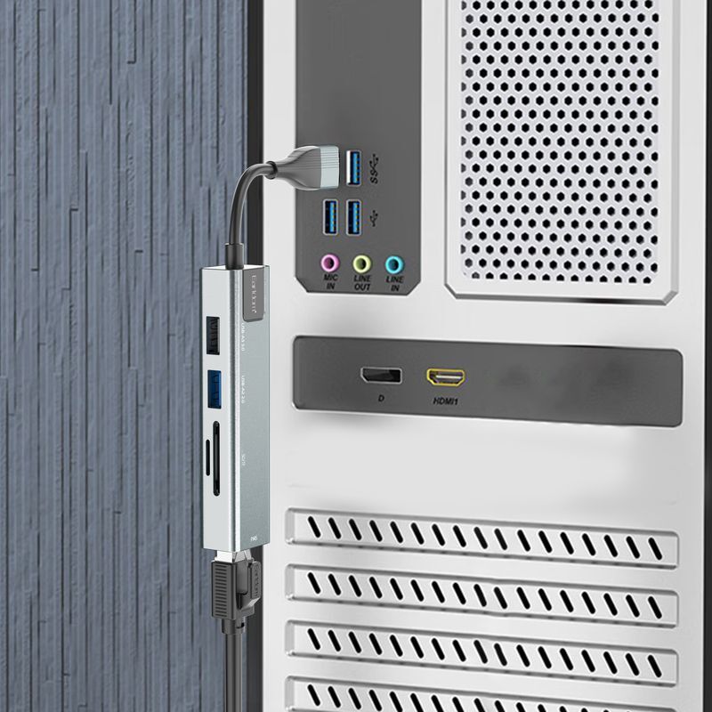 هاب 5 پورت Type-C /USB ارلدام ET-HUB24