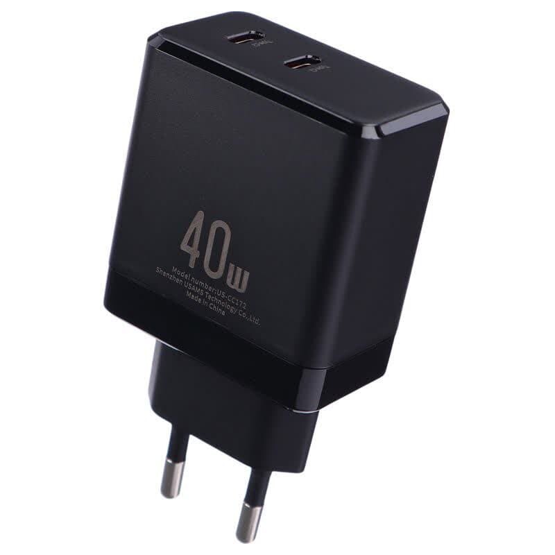 شارژر دیواری 40 وات یوسامز US-CC172 PD 3A