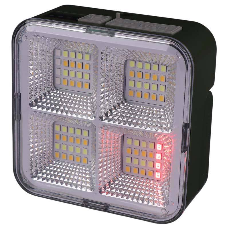 پروژکتور ال ای دی شارژی 30 وات QZ-D02 + پنل خورشیدی