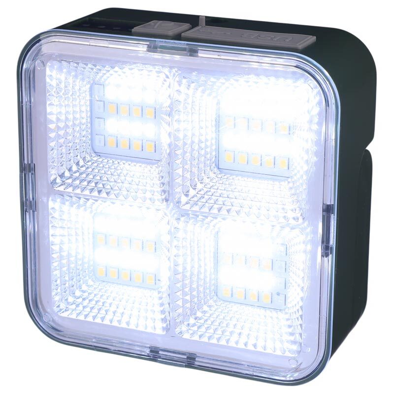پروژکتور ال ای دی شارژی 30 وات QZ-D02 + پنل خورشیدی