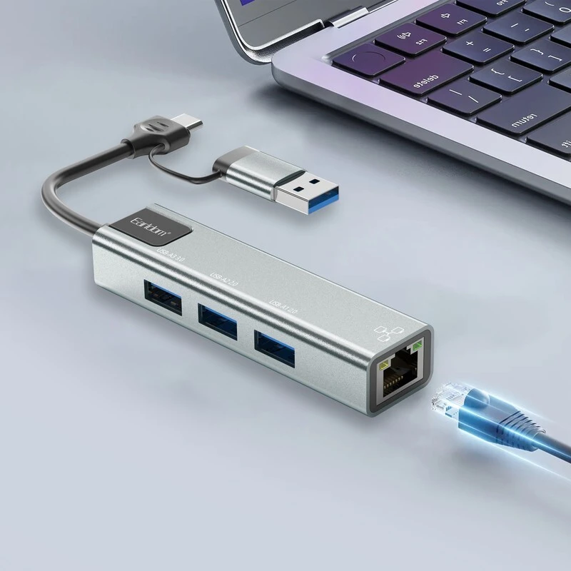 هاب 4 پورت Type-C /USB ارلدام ET-HUB23