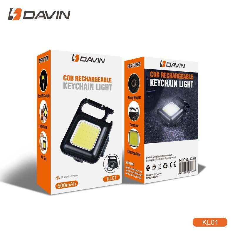 چراغ کمپینگ شارژی چند کاره DAVIN KL01