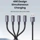 کابل چهار سر Usams SJ739 3A 15W 1.2m
