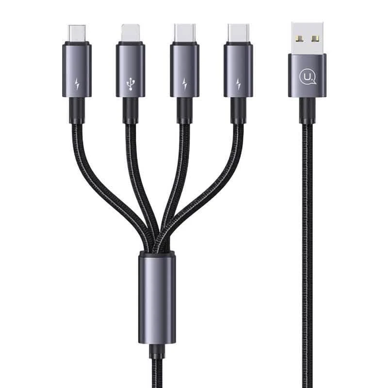 کابل چهار سر Usams SJ739 3A 15W 1.2m