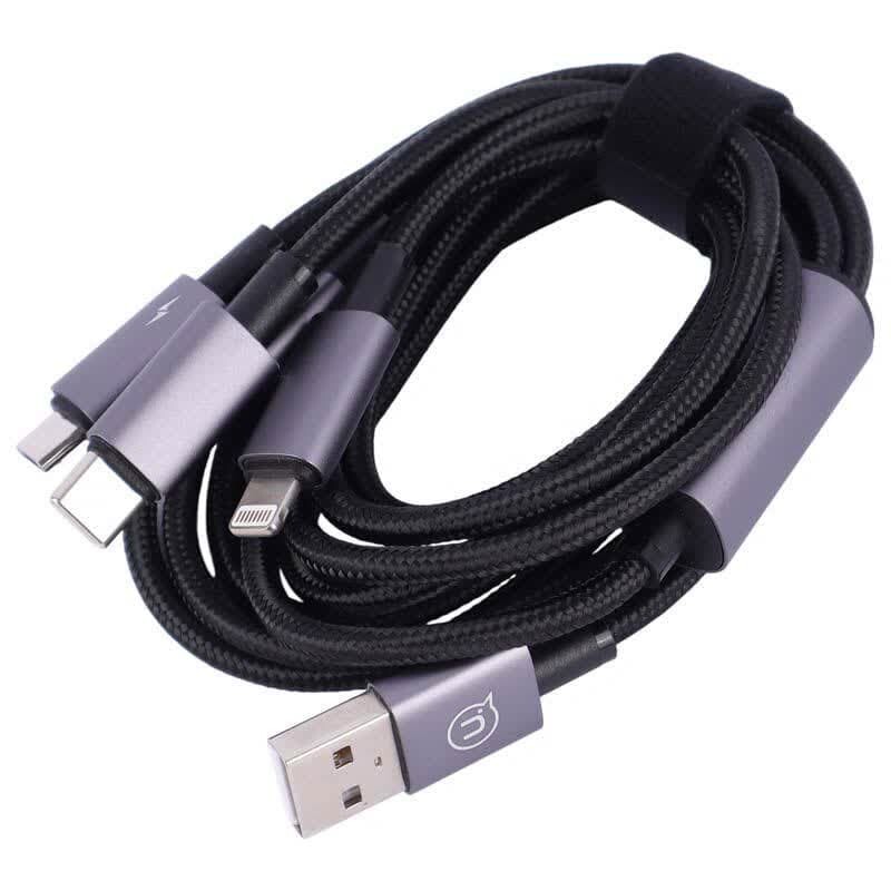 کابل چهار سر Usams SJ739 3A 15W 1.2m