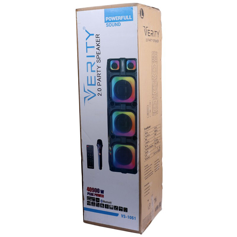 اسپیکر خانگی ایستاده Verity VS-1061 + ریموت کنترل