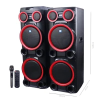 اسپیکر خانگی ایستاده Verity VS-1241 + میکروفون و ریموت کنترل