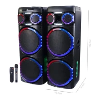 اسپیکر خانگی ایستاده Verity VS-1243 + میکروفون و ریموت کنترل
