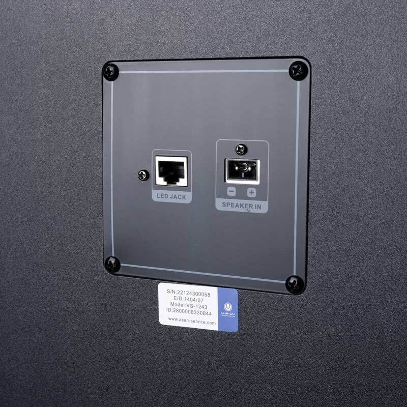 اسپیکر خانگی ایستاده Verity VS-1243 + میکروفون و ریموت کنترل