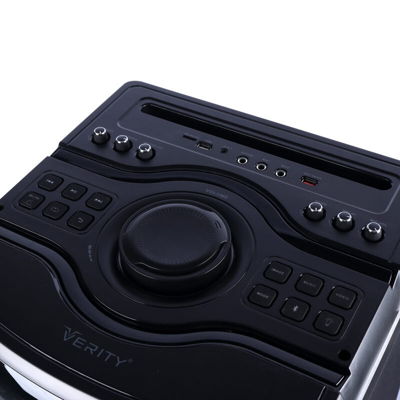 اسپیکر خانگی ایستاده Verity VS-1243 + میکروفون و ریموت کنترل