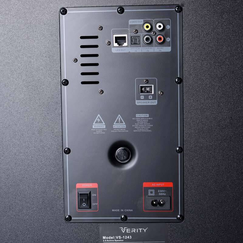 اسپیکر خانگی ایستاده Verity VS-1243 + میکروفون و ریموت کنترل