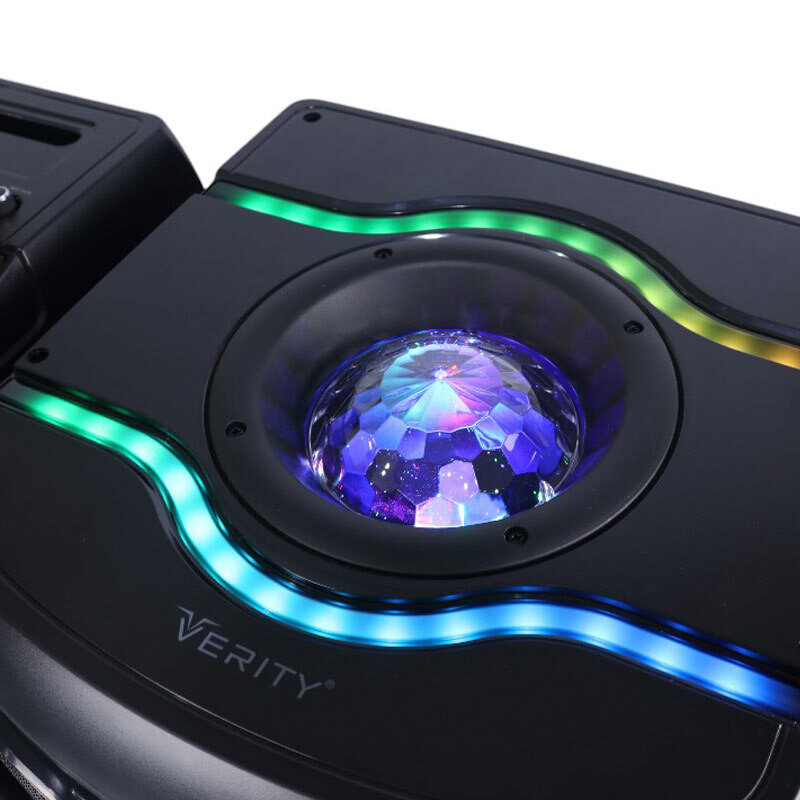 اسپیکر خانگی ایستاده Verity VS-1243 + میکروفون و ریموت کنترل