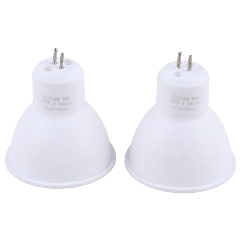 لامپ هالوژن 8 وات SMD پرتو درخشان پایه سوزنی بسته 2 عددی