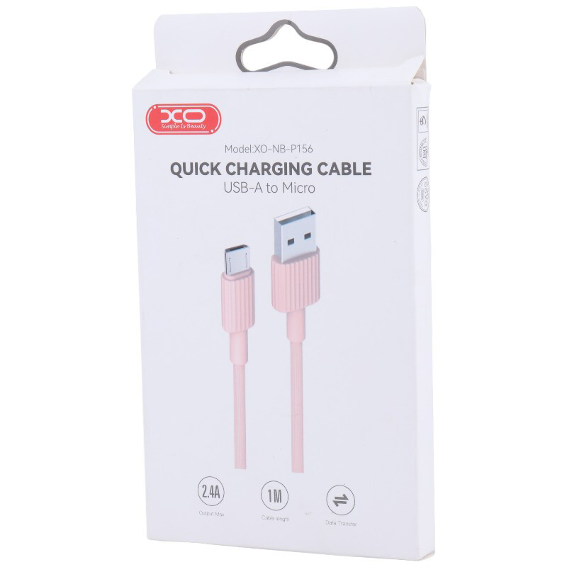 کابل میکرو یو اس بی فست شارژ XO XO-NB-P156 2.4A 1m