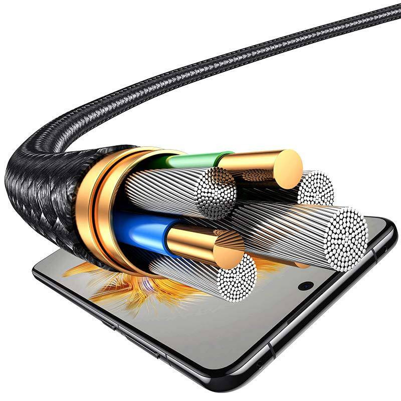 کابل 2 سر فست شارژ Usams SJ740 60W 1.2m