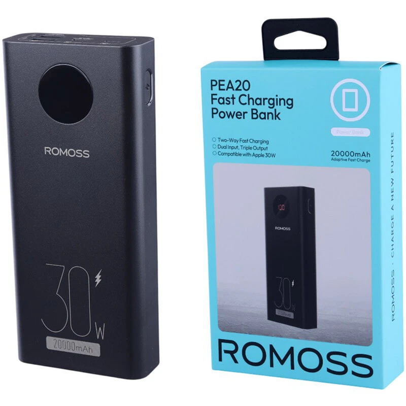 پاور بانک فست شارژ روموس PEA20-192 PD 30W ظرفیت 20000 میلی آمپر ساعت