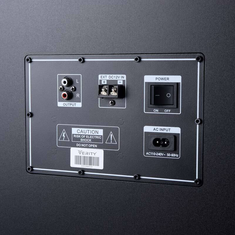 اسپیکر خانگی ایستاده Verity V-PS212 + میکروفون و ریموت کنترل