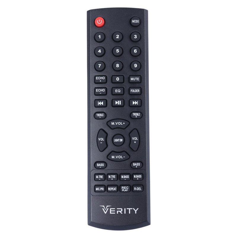 اسپیکر خانگی ایستاده Verity V-PS212 + میکروفون و ریموت کنترل
