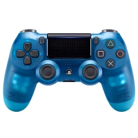 دسته بازی بی سیم SONY PlayStation 4 DualShock 4 High Copy آبی شفاف